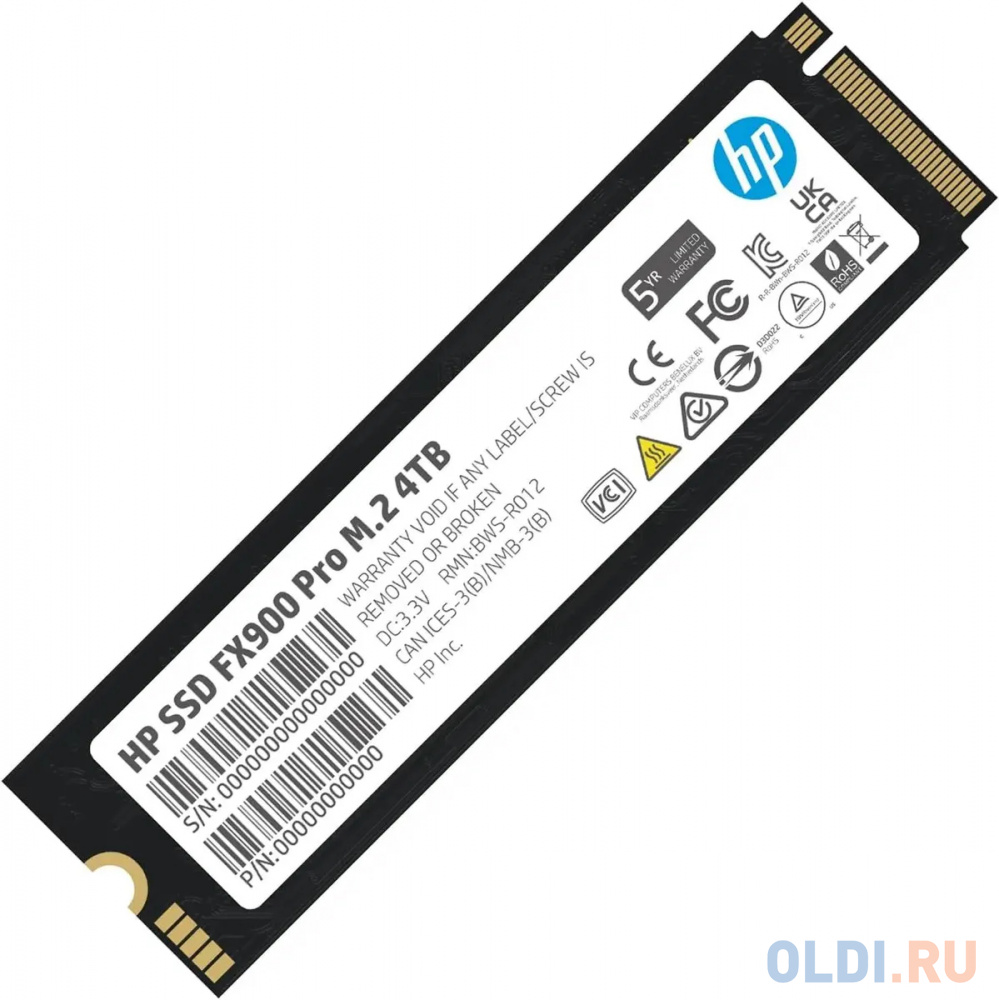 SSD накопитель HP FX900 Pro 4 Tb PCI-E 4.0 х4 - FX900 Pro