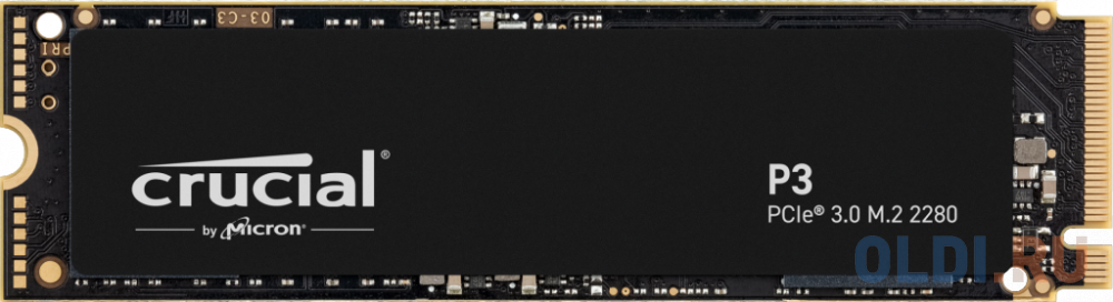 Crucial SSD P3, 4000GB, M.2(22x80mm), NVMe, PCIe 3.0 x4, QLC, R/W 3500/3000MB/s, IOPs ../.., TBW 800, DWPD 0.1 (12 .)