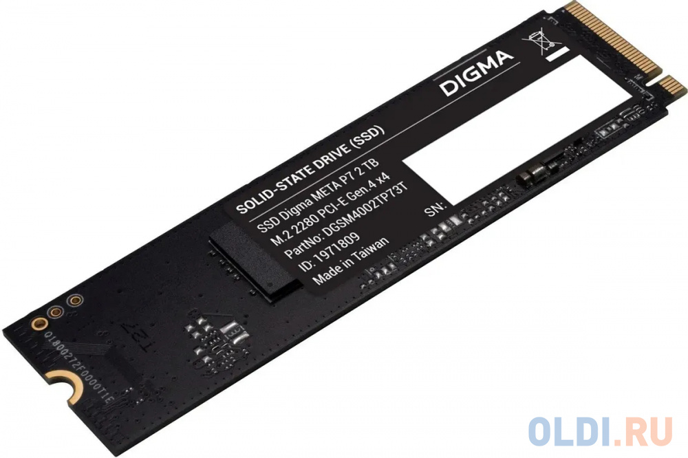 SSD накопитель Digma Meta P7 2 Tb PCI-E 4.0 х4