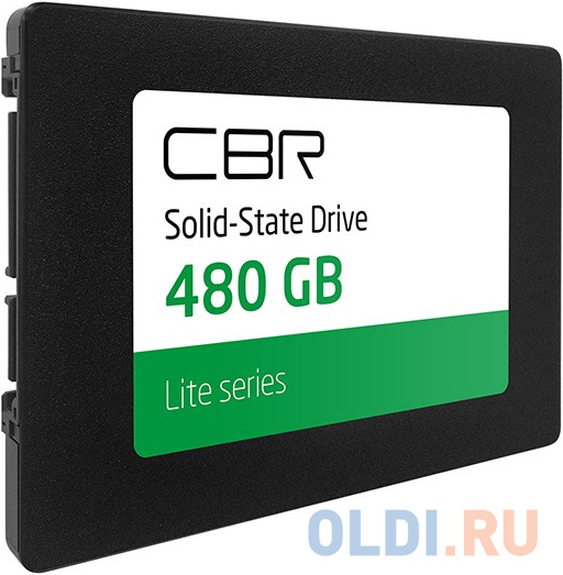 CBR SSD-480GB-2.5-LT22, Внутренний SSD-накопитель, серия "Lite", 480 GB, 2.5", SATA III 6 Gbit/s, SM2259XT, 3D TLC NAND, R/W speed up t