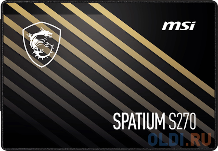 SSD накопитель MSI SPATIUM S270 480 Gb SATA-III, размер 101 x 7 x 70 мм