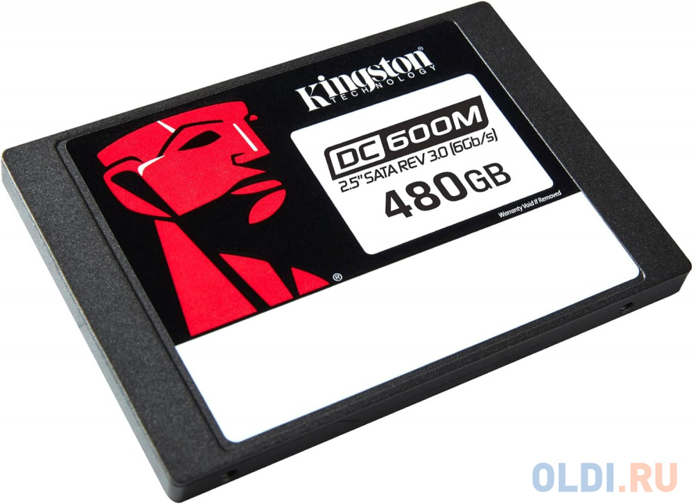 Серверный SSD Kingston DC600M, 480GB, 2.5" 7mm, SATA3, 3D TLC, R/W 560/470MB/s, IOPs 94 000/41 000, TBW 876, DWPD 1 (SEDC600M/480G)
