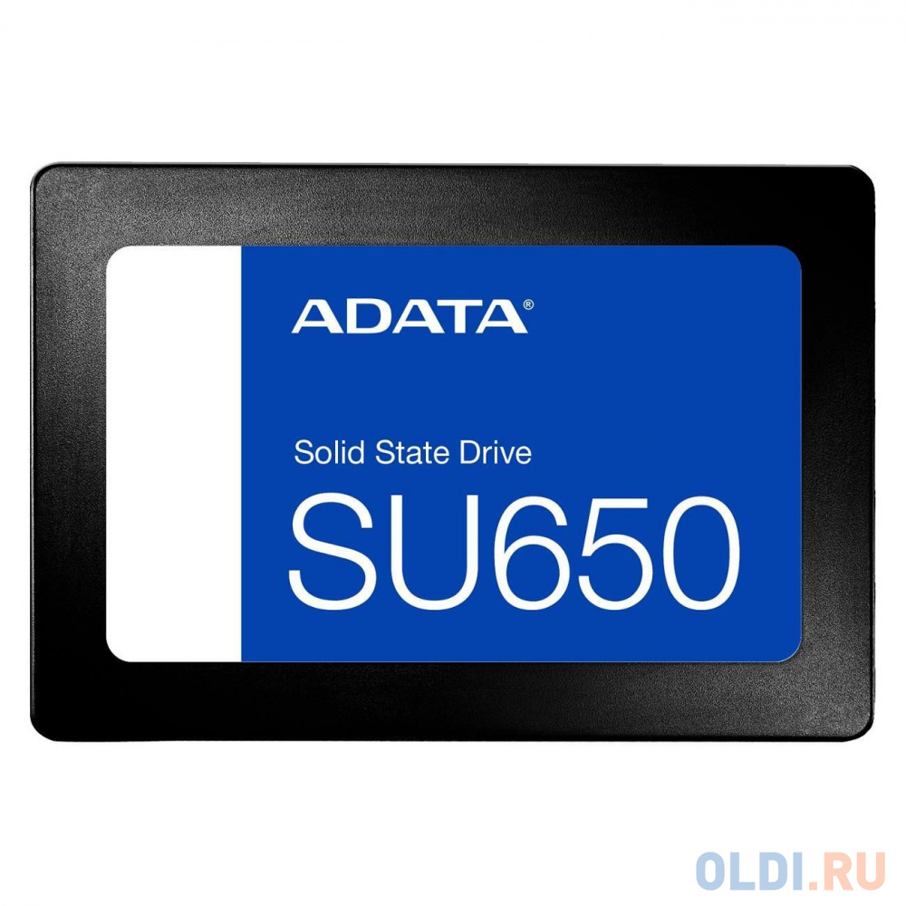 

Твердотельный накопитель/ ADATA SSD Ultimate SU650, 512GB (RTS5735 + N48 / Realtek + Micron Nand Flash), 2.5" 7mm, SATA3, 3D TLC, R/W 520/450MB/s