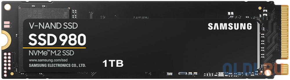 SSD накопитель Samsung 980 Series 1 Tb PCI-E 4.0 х4, размер 80 x 22 x 2 мм