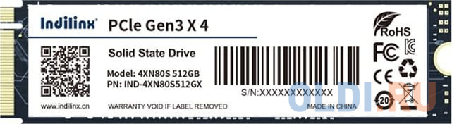 SSD накопитель Indillinx IND-4XN80S512GX 512 Gb PCI-E 3.0 x4