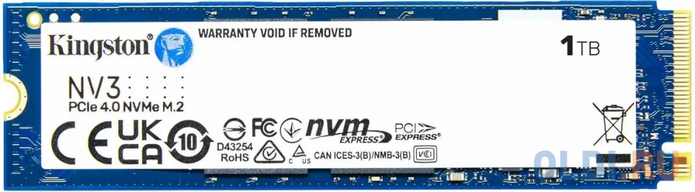 SSD накопитель Kingston NV3 1 Tb PCI-E 3.0 x4