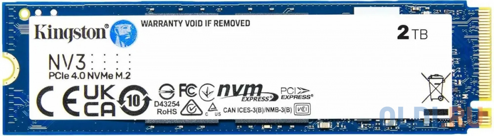 SSD накопитель Kingston NV3 2 Tb PCI-E 3.0 x4