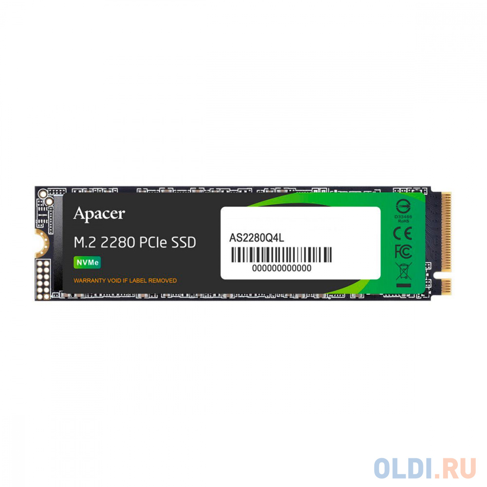 SSD накопитель Apacer AS2280Q4L 512 Gb PCI-E 4.0 х4