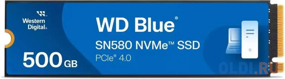 

SSD накопитель Western Digital Blue SN580 500 Gb PCI-E 4.0 х4