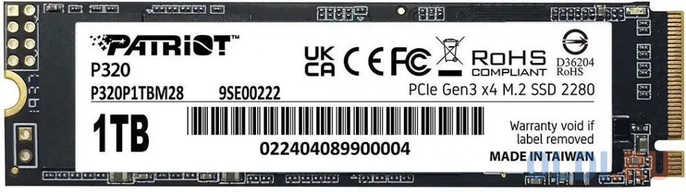 SSD жесткий диск M.2 2280 1TB P320 P320P1TBM28 PATRIOT