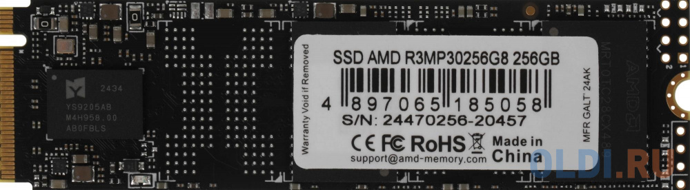 

SSD накопитель AMD R3MP30256G8 256 Gb PCI-E 3.0 x4