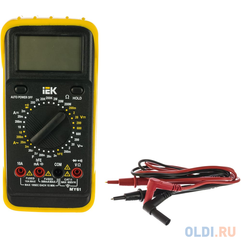 IEK Мультиметр цифровой Professional MY61 469879 TMD-5S-061