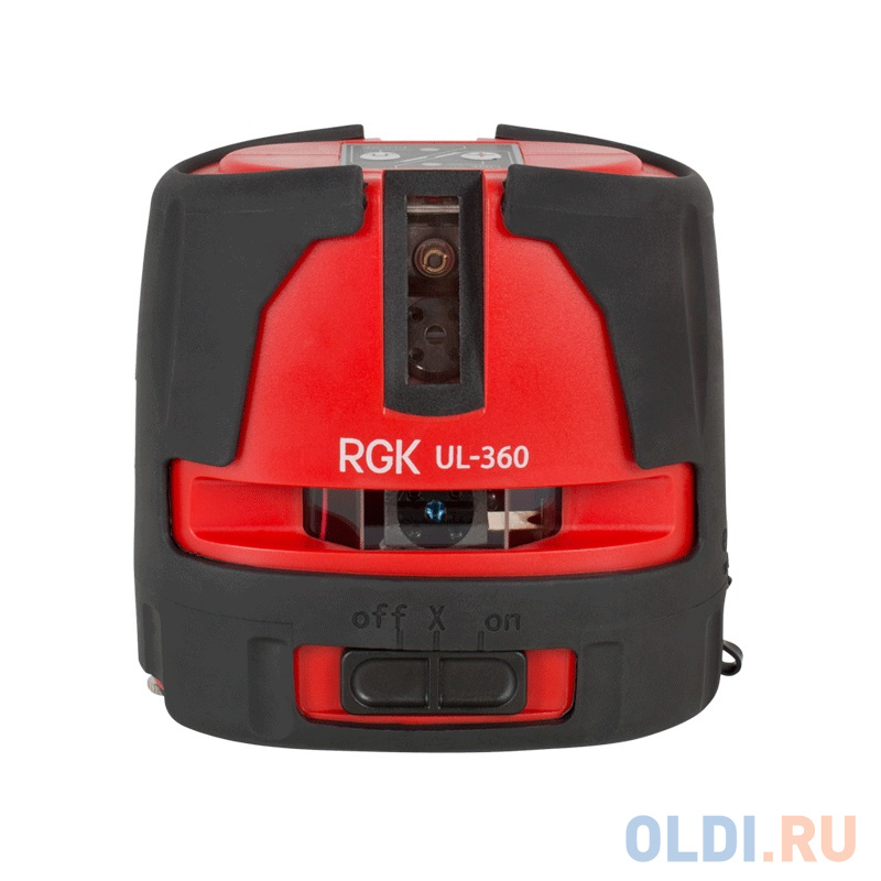 

Лазерный нивелир RGK UL-360 дальн.40м (с приемником70м) точн.±2/10мм/м 0.5кг