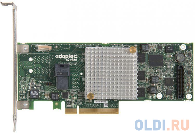 Adaptec ASR-8405/1GB Cache SGL (2277600-R) SAS 12Gbps, PCIE3.0 x8, MD2, RAID 0/1/10/5/50/6/60, 4 ports (1xSFF8643 HD mini-SAS), .