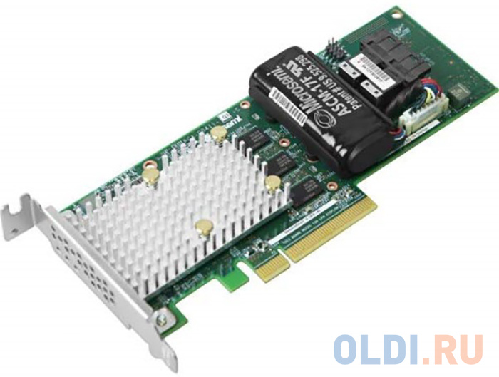 

Microsemi Adaptec SmartRAID 3162-8i Single ,8 internal ports, PCIe Gen3 ,x8,1 GB DDR4,RAID 0/1/10,RAID 5/6/50/60,FlexConfig,maxCache 4.0