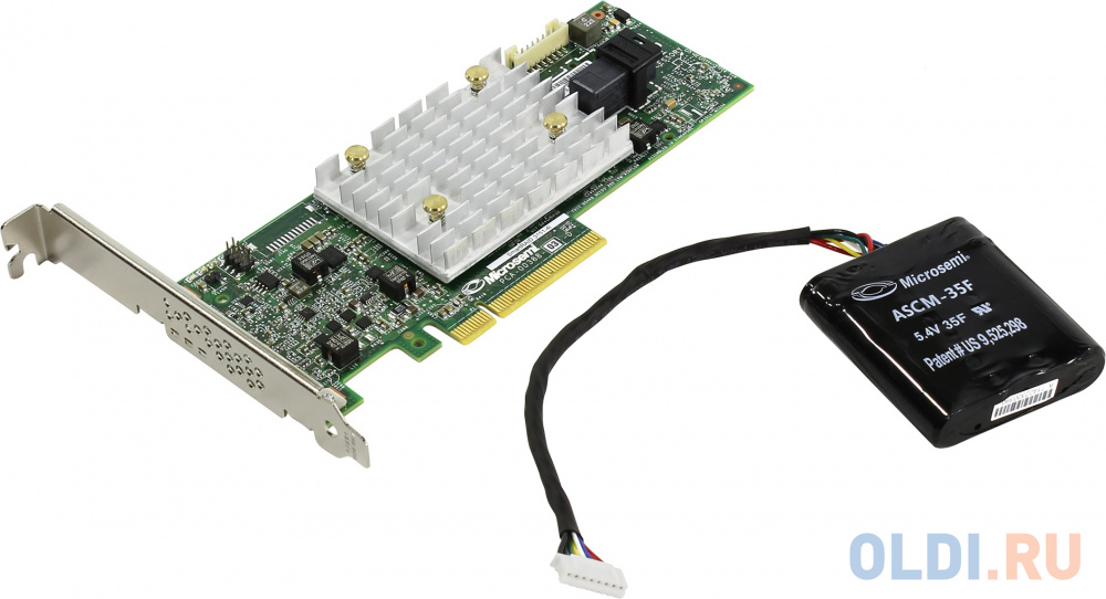 

Microsemi Adaptec SmartRAID 3151-4i Single,4 internal port,PCIe Gen3 ,x8,1 GB DDR4,RAID 0/1/10,RAID 5/6/50/60,FlexConfig,maxCache 4.0