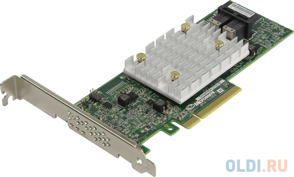 

Microsemi Adaptec SmartHBA 2100-8i Single,8 internal ports,PCIe Gen3 ,x8,,RAID 0/1/10/5,,FlexConfig,