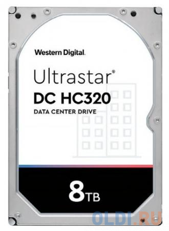 Жесткий диск 8Tb WD Ultrastar DC HC320 0B36404 (SATA3) HUS728T8TALE6L4 (7200RPM 6GB/S 256MB 512e) - фото 1