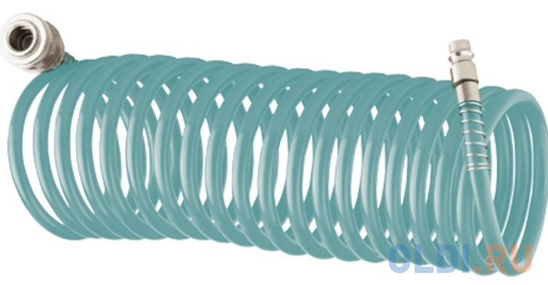 Полиуретановый спиральный шланг профессиональный BASF, 15 м, с быстросъемными соединением </div> <div class=