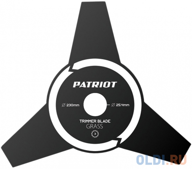 

Нож PATRIOT TBS-3 Promo D=230x25.4мм 3лопасти Арт. 809115199