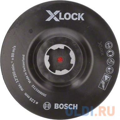 

BOSCH x-lock опорная тарелка 125 мм на липучке 2608601722