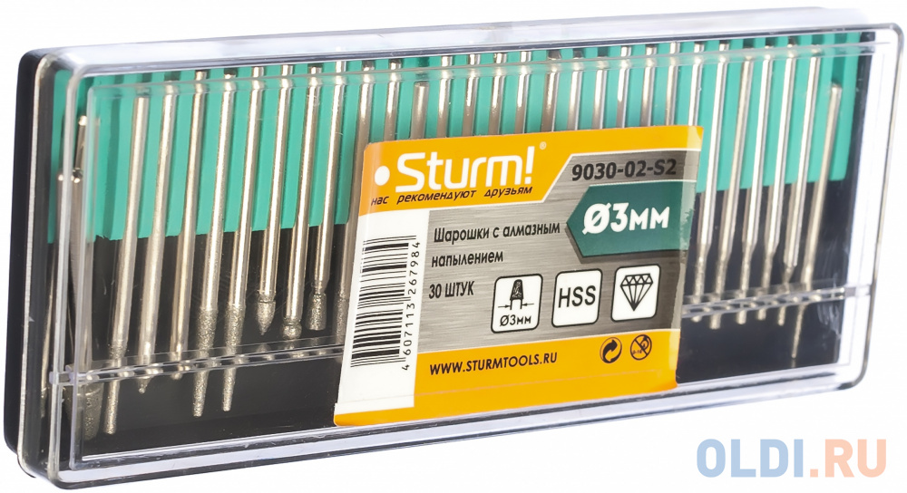 

Набор шарошек 9030-02-S2 Sturm