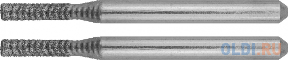 Набор шарошек ЗУБР 35921  алмазные d2.3x10.0x3.2мм длина38мм 2шт.