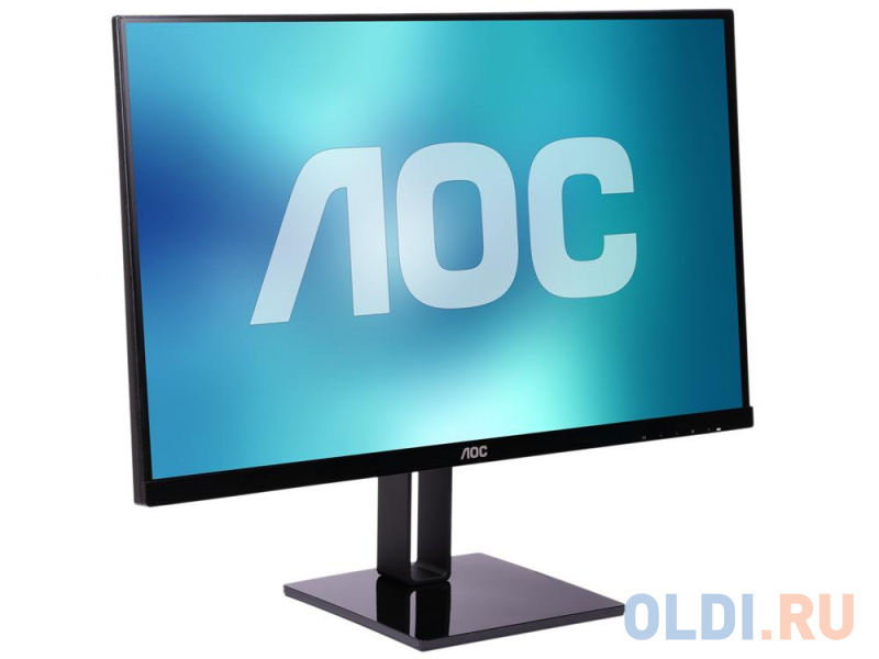 Монитор 23.8" AOC 24V2Q Black IPS, 1920x1080, 5ms, 250 cd/m2, 1000:1 (DCR 50M:1), HDMI, DP, Headph.Out фото