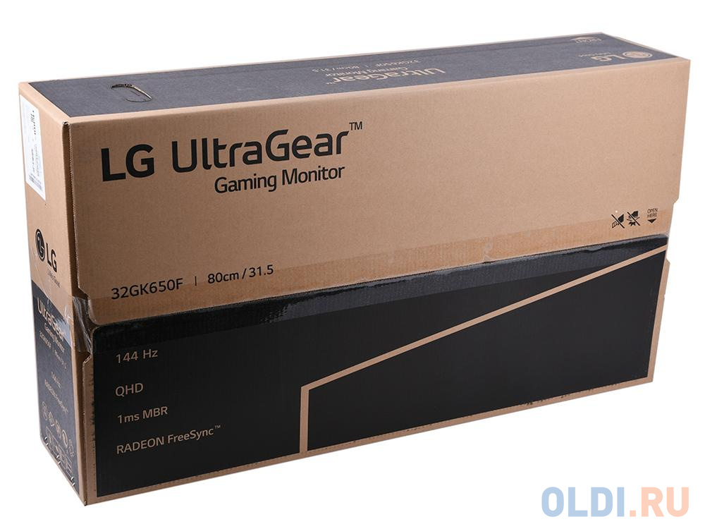 Монитор 31.5" LG 32GK650F-B Black VA, 2560x1440, 144Hz, 5ms, 350 cd/m2, 3000:1 (Mega DCR), DP, HDMI*2, USBHub, Headph.Out, HAS, Pivot, vesa фото