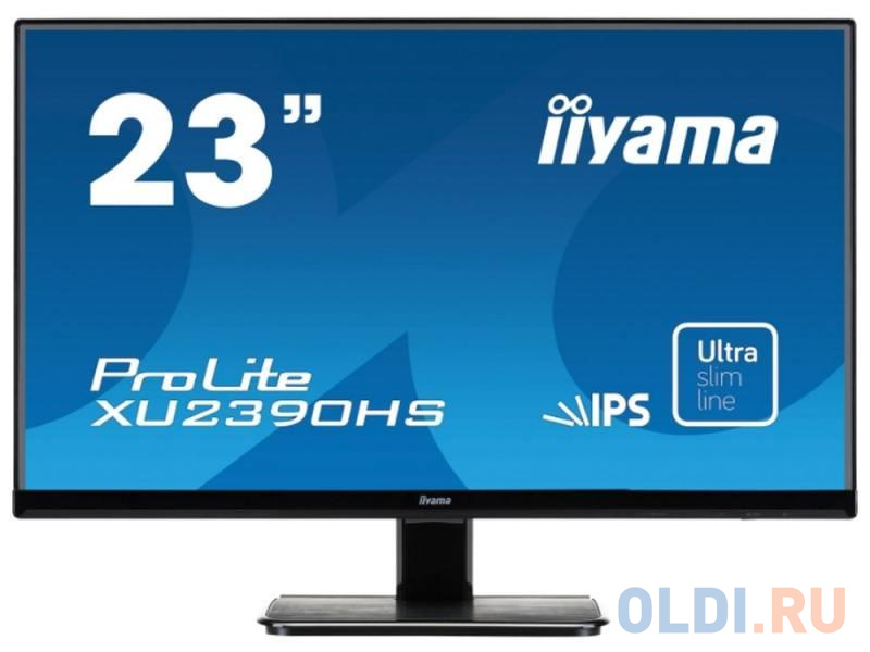 

Монитор 23" iiYama Pro Lite XU2390HS-B1 черный AH-IPS 1920x1080 250 cd/m^2 5 ms DVI HDMI VGA Аудио