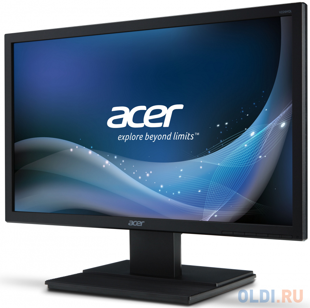 Монитор 21.5" Acer V226HQLbmd черный TN 1920x1080 250 cd/m^2 5 ms DVI VGA Аудио UM.WV6EE.018 - фото 2