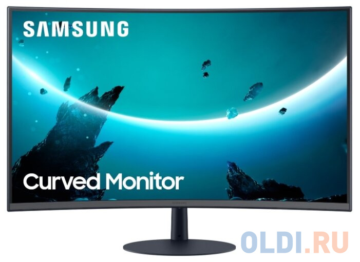 

Монитор 27" Samsung C27T550FDI черный VA 1920x1080 250 cd/m^2 4 ms (G-t-G) HDMI DisplayPort VGA Аудио LC27T550FDIXCI