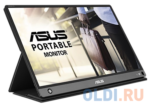 МОНИТОР 15.6" ASUS MB16AHP Black (IPS, LED, Wide, 1920x1080, 5ms, 178°/178°, 220 cd/m, 100, 000, 000:1, +НDMI, +MM, +USB, - 90LM04T0-B01170
