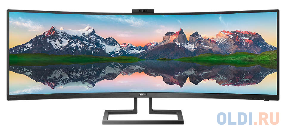 

Монитор 43" Philips 439P9H/00 черный VA 3840x1200 450 cd/m^2 4 ms HDMI DisplayPort Аудио USB LAN USB Type-C