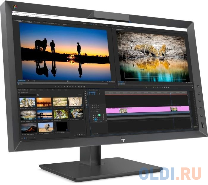 

Монитор 27" HP DreamColor Z27x G2 Studio черный IPS 2560x1440 250 cd/m^2 10 ms HDMI DisplayPort Аудио USB 2NJ08A4