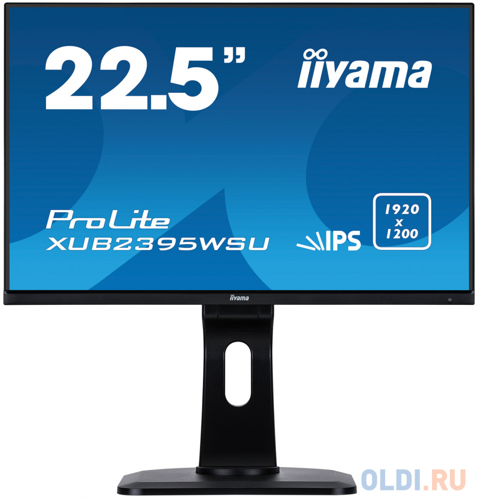 

Монитор 23" iiYama ProLite XU2395WSU-B1 черный IPS 1920x1200 250 cd/m^2 4 ms HDMI DisplayPort VGA USB Аудио