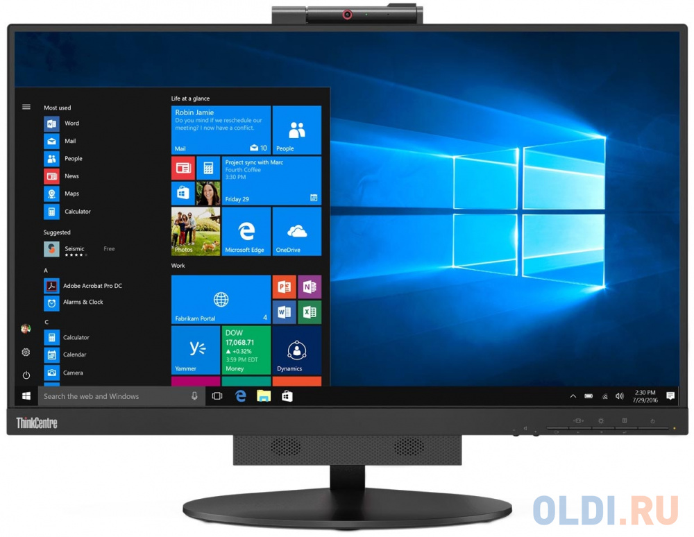 

Монитор 22" Lenovo Monitors TIO черный IPS 1920x1080 250 cd/m^2 6 ms DisplayPort LAN Аудио 10R1PAT1EU
