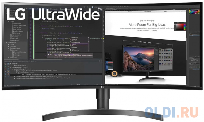 

Монитор LG 34" UltraWide 34WN80C черный IPS LED 21:9 HDMI матовая 1000:1 300cd 178гр/178гр 2560x1080 DisplayPort WQHD USB 8кг