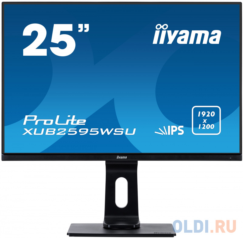 

Монитор 25" iiYama ProLite XUB2595WSU-B1 черный IPS 1920x1200 300 cd/m^2 4 ms HDMI DisplayPort VGA Аудио USB