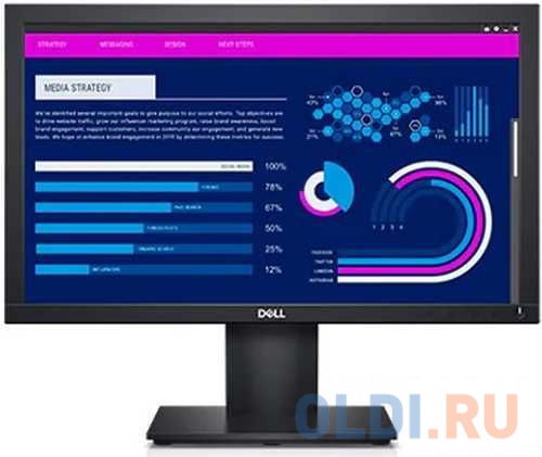 

Монитор 19" DELL E1920H черный TN 1366x768 200 cd/m^2 5 ms VGA DisplayPort 1920-0667