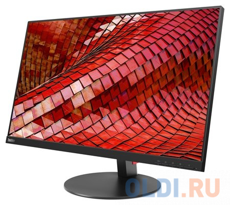 Монитор 27" Lenovo ThinkVision T27i-10 черный IPS 1920x1080 250 cd/m^2 4 ms HDMI DisplayPort VGA Аудио USB 61C6MAT1EU фото