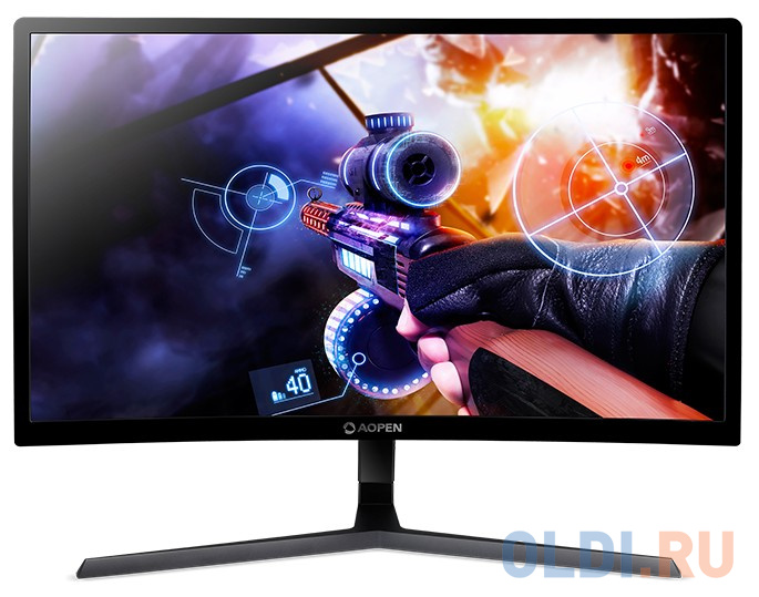 

Монитор 24" Acer 24HC1QR черный VA 1920x1080 250 cd/m^2 4 ms DVI HDMI DisplayPort