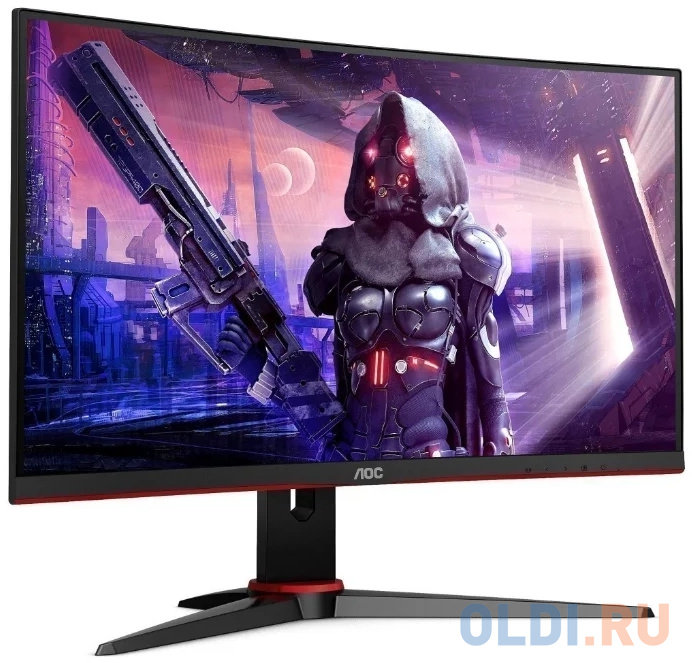 Монитор 24" AOC Gaming C24G2AE черный VA 1920x1080 250 cd/m^2 1 ms HDMI DisplayPort VGA Аудио фото
