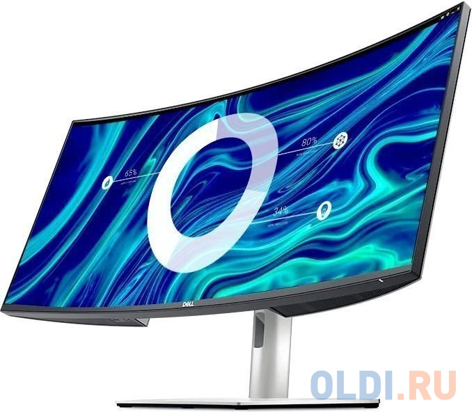 Монитор 34" DELL U3421WE черный AH-IPS 3440x1440 300 cd/m^2 5 ms HDMI DisplayPort USB Аудио LAN USB Type-C 3421-9558 - фото 1