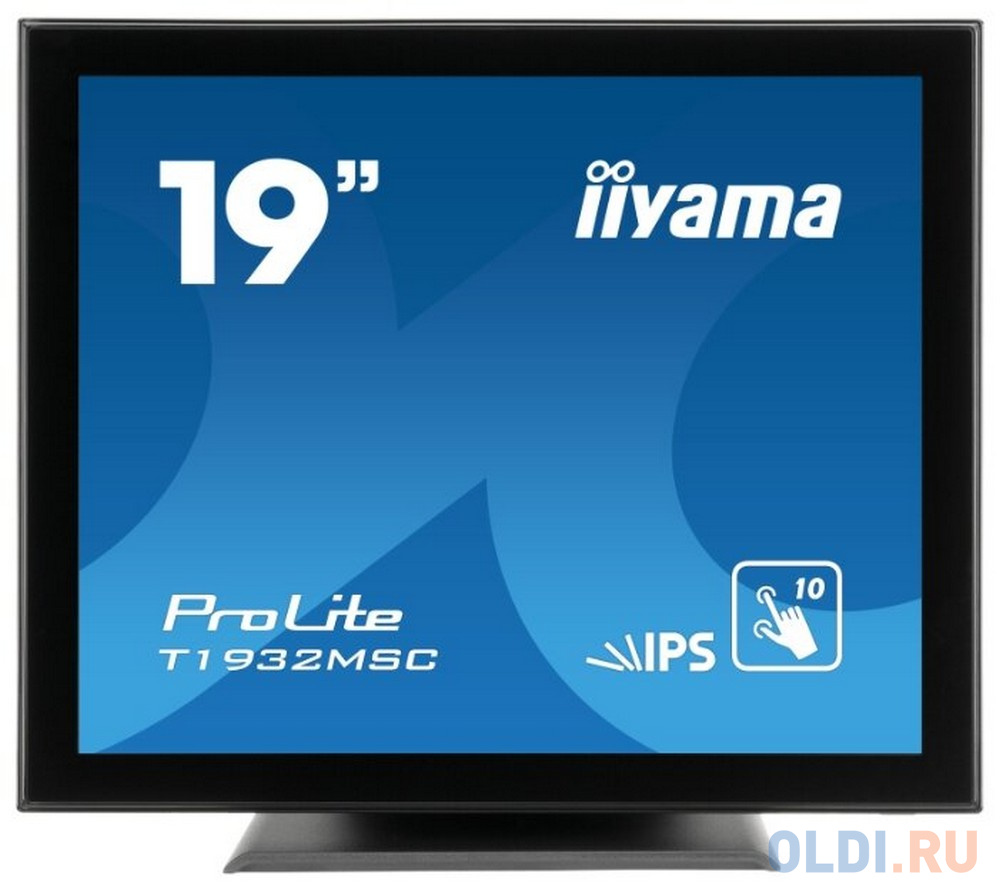 

Монитор Iiyama 19" T1932MSC-B5X черный IPS LED 5ms 5:4 DVI M/M матовая 250cd 170гр/160гр 1280x1024 D-Sub HD READY USB Touch