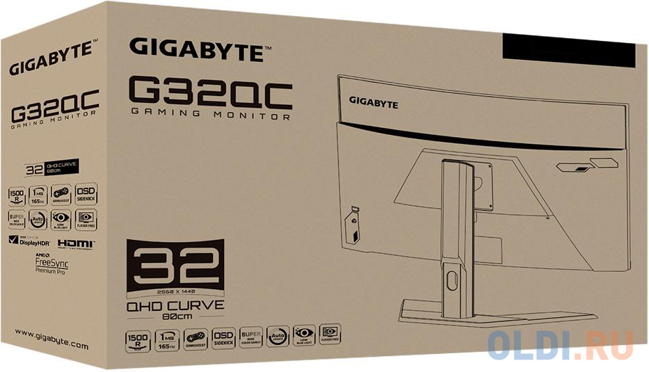Монитор 31.5" GigaByte G32QC A фото