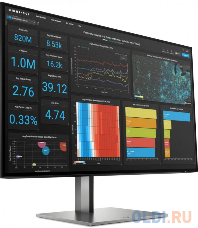 Монитор 27" HP Z27q G3 cерый IPS 2560x1440 350 cd/m^2 5 ms HDMI DisplayPort USB 1C4Z7AA фото