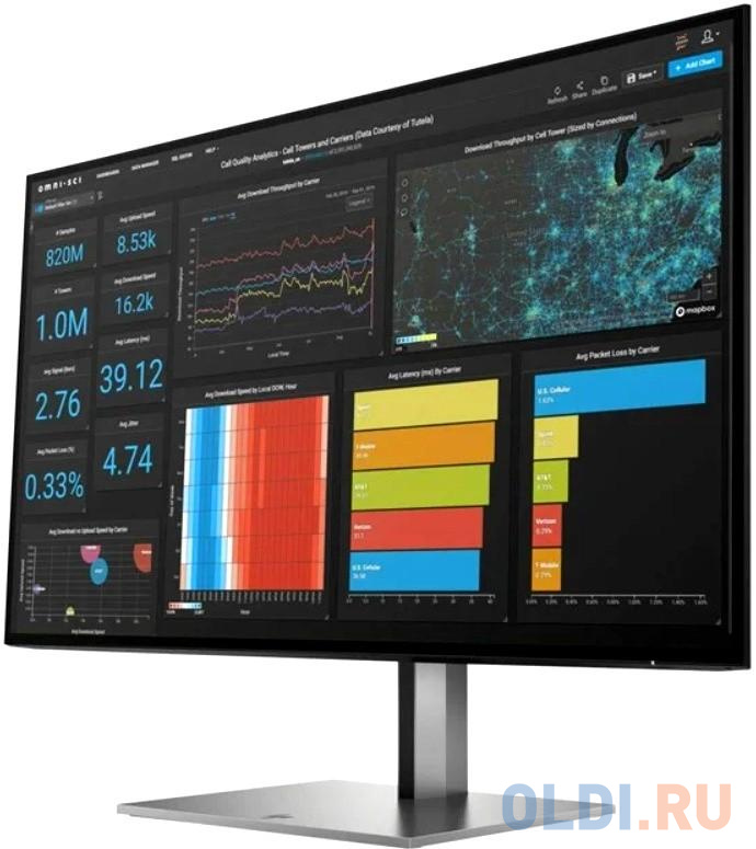 Монитор 27" HP Z27q G3 cерый IPS 2560x1440 350 cd/m^2 5 ms HDMI DisplayPort USB 1C4Z7AA фото