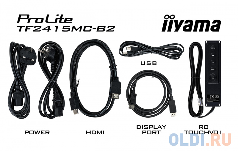 Монитор 22" iiYama TF2215MC-B2 черный IPS 1920x1080 315 cd/m^2 14 ms VGA HDMI DisplayPort Аудио фото