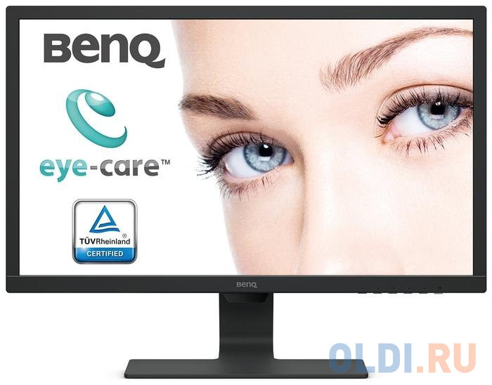 

Монитор 24" BENQ BL2483 черный TN 1920x1080 250 cd/m^2 1 ms HDMI DVI VGA Аудио 9H.LJALB.VBE